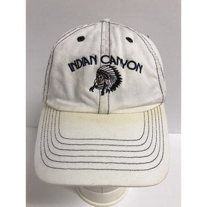 Indian Canyon White Adjustable Hat